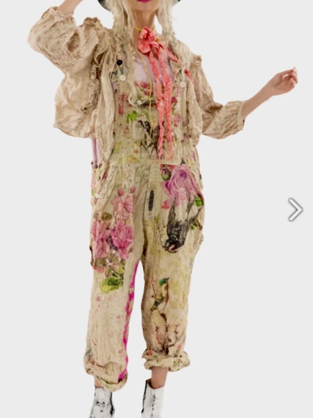 Magnolia Pearl cotton twill Love Overalls — Viola